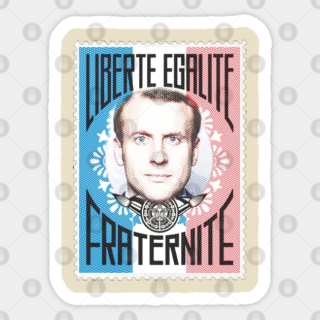 Emmanuel Macron Sticker by Closeddoor